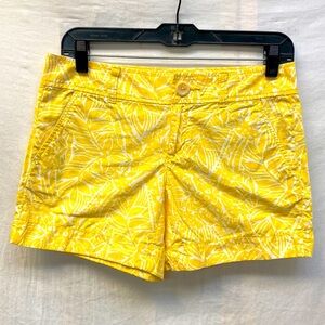 Lilly Pulitzer Yellow and White Shorts